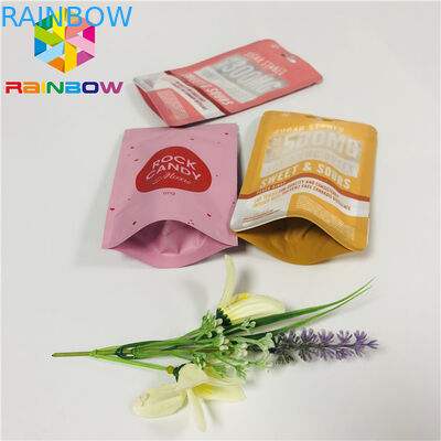 এফডিএ মায়লার স্ট্যান্ড আপ জিপার পচ, জিপলক সিল প্লাস্টিকের ব্যাগ হ্যাং হোল দিয়ে