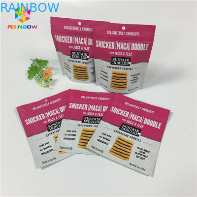 আঠালো প্লাস্টিক ফয়েল প্যাকেজিং ব্যাগ চকোলেট / পনির জন্য বায়োডগ্রেডেবেল ডিজিটাল মুদ্রণ