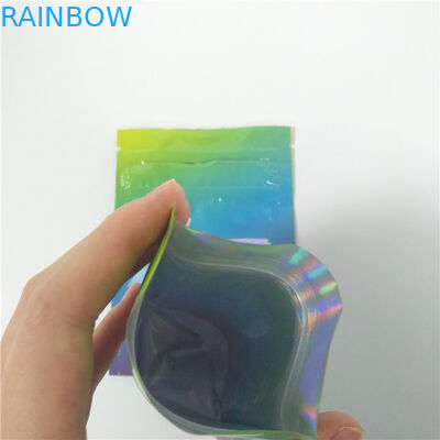 3.5 গ্রাম প্লাস্টিকের পাইচ প্যাকেজিং স্ট্যান্ড আপ মায়লার জিপলক ওয়েড রুটজ হেম ব্যাগ