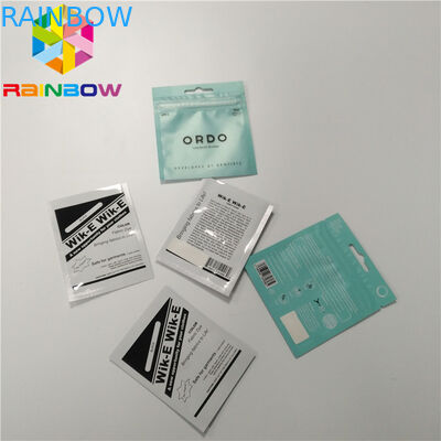 3 সাইড সীল সিল করা পিল ফয়েল পচ প্যাকেজিং অ্যালুমিনিয়াম ফয়েল Ziplock কাস্টম মুদ্রণ