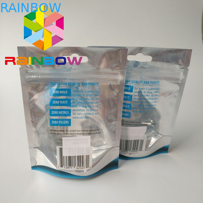 কাস্টম মুদ্রিত ফয়েল ব্যাগ প্যাকেজিং, ফার্মাসিউটিকাল Kraton জন্য জিপ লক পাউন্ড স্ট্যান্ড আপ