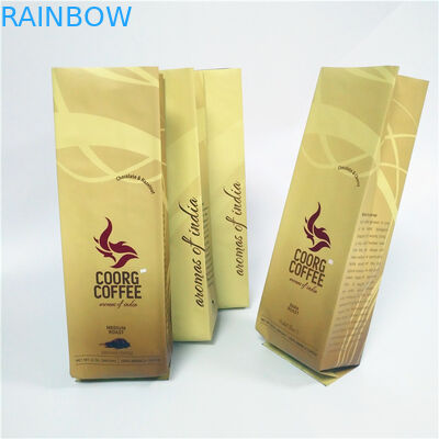 কাস্টম মুদ্রিত স্ট্যান্ড আপ জipper পাউন্ড ব্যাগ আর্দ্রতা ব্যারাইড সাইড Gusset ফ্ল্যাট নীচে