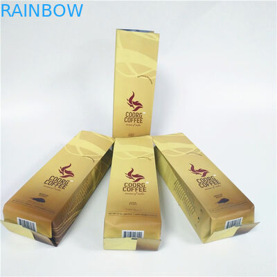 কাস্টম মুদ্রিত স্ট্যান্ড আপ জipper পাউন্ড ব্যাগ আর্দ্রতা ব্যারাইড সাইড Gusset ফ্ল্যাট নীচে