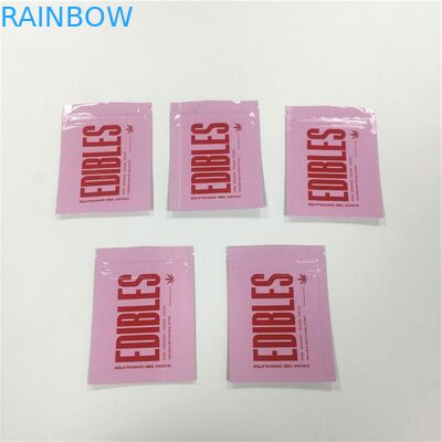 চকচকে সারফেস মুদ্রিত Ziplock ব্যাগ অ্যালুমিনিয়াম ফয়েল Laminated ক্যান্ডি গামি প্যাকেজিং