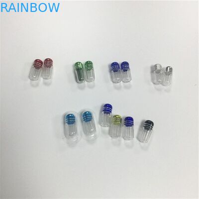 মিনি প্লাস্টিক পিএস বোতল ব্লিস্টার প্যাক প্যাকেজিং গহ্বর 69 পিills ক্যাপসুল বুলেট আকার কনটেইনার