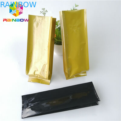 রিসিবলযোগ্য অ্যালুমিনিয়াম ফয়েল স্ট্যান্ড আপ পাউচ 12oz 16oz সাইড গাসেট রোস্ট কফি চা ব্যাগ