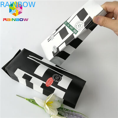 রিসিবলযোগ্য অ্যালুমিনিয়াম ফয়েল স্ট্যান্ড আপ পাউচ 12oz 16oz সাইড গাসেট রোস্ট কফি চা ব্যাগ