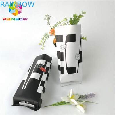 গ্রীস প্রুফ স্ন্যাক ব্যাগ প্যাকেজিং টাইন টাই সঙ্গে পরিষ্কার সাদা কাগজ পরিষ্কার উইন্ডো ব্যাগ