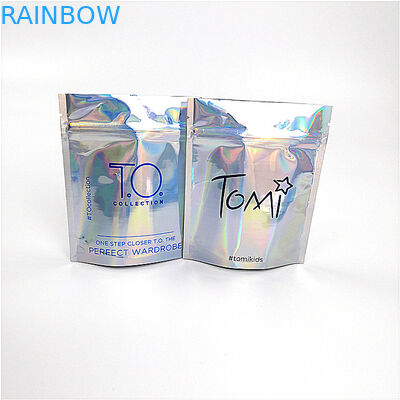 জৈব Degradable প্রসাধনী সংগঠক ব্যাগ কাস্টম প্রিন্ট লেজার হোলোগ্রাফিক 100% পুনর্ব্যবহারযোগ্য