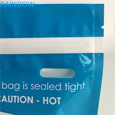 মাইক্রোওয়েভ বাষ্প নীচে গসেট ব্যাগ চকচকে প্লাস্টিক স্টেরাইলাইজার Retort পাউচ স্ট্যান্ড আপ