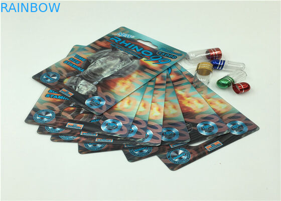 পুরুষের জন্য টেকসই পেপার কার্ড প্যাকেজিং প্রাকৃতিক পারফরমেন্স সেক্স পিলস উন্নত