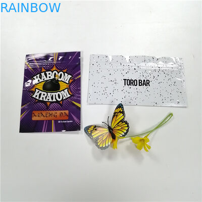 গন্ধ প্রুফ ফয়েল পচ প্যাকেজিং মায়ালার জিপ লক ব্যাগ স্ট্যান্ড আপ পাউচ কাস্টম প্রিন্ট