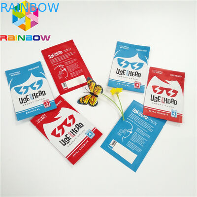 প্লাস্টিক Mylar ফ্ল্যাট প্যাকেট অ্যালুমিনিয়াম ফয়েল ব্যাগ টায়ার নোট সঙ্গে Laminated মুখের মাস্ক পাউন্ড