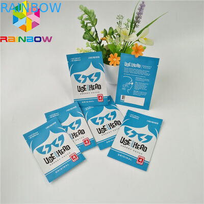 4x6 ইঞ্চি অ্যালুমিনিয়াম ফয়েল পচ প্যাকেজিং গন্ধ প্রুফ Laminated Mylar প্লাস্টিক কাস্টম লোগো