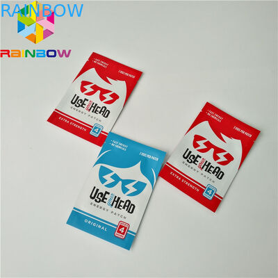 4x6 ইঞ্চি অ্যালুমিনিয়াম ফয়েল পচ প্যাকেজিং গন্ধ প্রুফ Laminated Mylar প্লাস্টিক কাস্টম লোগো