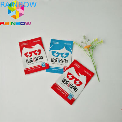 4x6 ইঞ্চি অ্যালুমিনিয়াম ফয়েল পচ প্যাকেজিং গন্ধ প্রুফ Laminated Mylar প্লাস্টিক কাস্টম লোগো