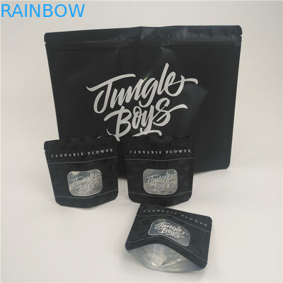 কাস্টম মুদ্রিত ম্যাট ভেষজ ধূপ প্যাকেজিং ম্যালার ফয়েল চাইল্ডপ্রুফ জিপলক ব্যাগ