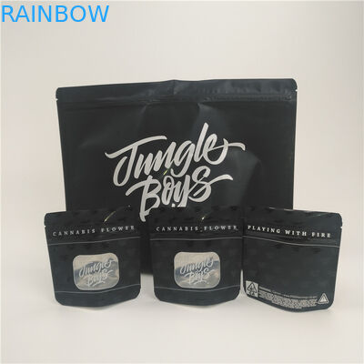 প্লাস্টিক স্ট্যান্ড আপ মেডিকেল পাউচ ভেষজ ধূপ প্যাকেজিং চাইল্ডপ্রুফ জিপলক ব্যাগ