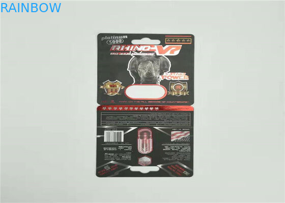 ইকো ফ্রেন্ডলি ব্লিস্টার প্যাক প্যাকেজিং হোলোগ্রাম ফয়েল বিগ বয় 6 এক্স পেপার কার্ডের সাথে ডিসপ্লে বাক্স