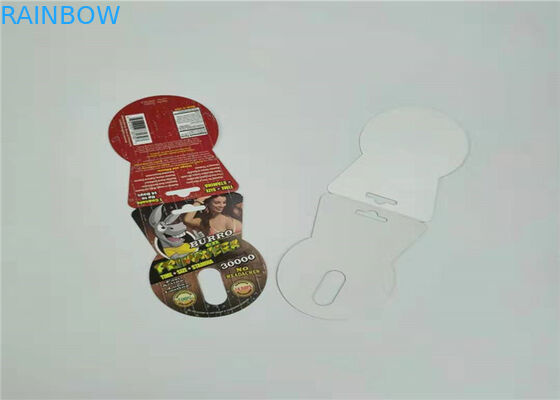 ওয়ান সেট সেক্স পিল পেপার কার্ড প্যাকেজিং রেড স্লিভার রাইনো ভি 7 ফোস্কা কার্ড কাস্টম রঙ