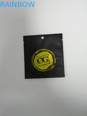 3.5 / 7 গ্রাম প্লাস্টিক মাইলার জিপলক গন্ধযুক্ত ফুলের প্যাকেজিংয়ের জন্য গন্ধযুক্ত প্রুফ আগাছা ব্যাগ