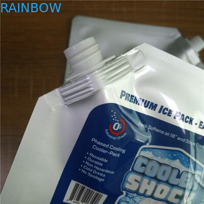 পুনঃব্যবহারযোগ্য পানীয় স্টাউট আপ জিপার পাউচ বায়োডেগ্রেডেবল ফুড প্যাকেজ স্পাইস ব্যাগস স্পাউট সহ