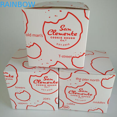 গ্র্যাভর প্রিন্টিং পেপার ডিসপ্লে ফোল্ডিং বক্স খুচরা দোকান শেল্ফ রেডি ট্রে প্যাকেজিং