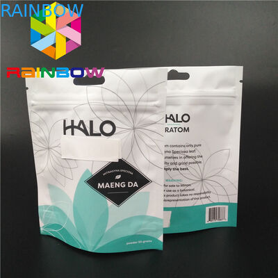 ফার্মাসিউটিকাল ক্র্যাটনের জন্য ফয়েল পাউচ প্যাকেজিং কাস্টম মুদ্রিত দুর্গন্ধযুক্ত প্রুফ স্ট্যান্ড আপ করুন