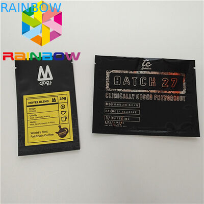 ক্রেটন সিরিজ ফ্ল্যাট নীচে ব্যাগ, শিং আঠা ক্যান্ডি আগাছার জন্য তিন পক্ষের পাউচ ব্যাগ