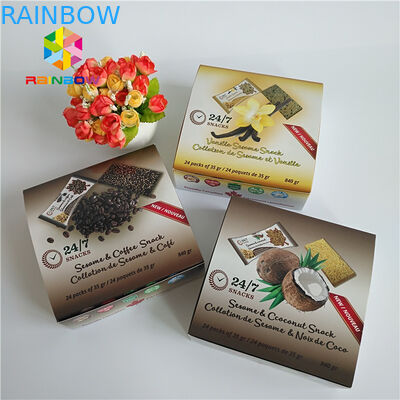 কসমেটিকস আইল্যাশ ব্রাশ ফেসিয়াল মাস্কের জন্য আয়তক্ষেত্র ভাঁজ করা হলোগ্রাম পেপার প্যাকেজিং বক্স