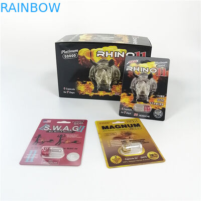 লাল গন্ডার 69 লিঙ্গ বৃদ্ধি ক্যাপসুল জার বুলেট সেক্স পিলস প্লাস্টিকের ওষুধ প্যাক