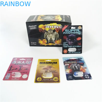 লাল গন্ডার 69 লিঙ্গ বৃদ্ধি ক্যাপসুল জার বুলেট সেক্স পিলস প্লাস্টিকের ওষুধ প্যাক