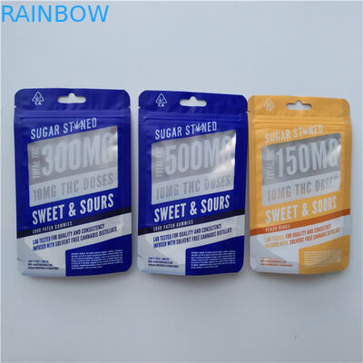 পুনরায় বিক্রয়যোগ্য অ্যালুমিনিয়াম ফয়েল জিপ লক ব্যাগ খাদ্য ময়েশ্চার প্রুফ তিন - সাইড সিল করা