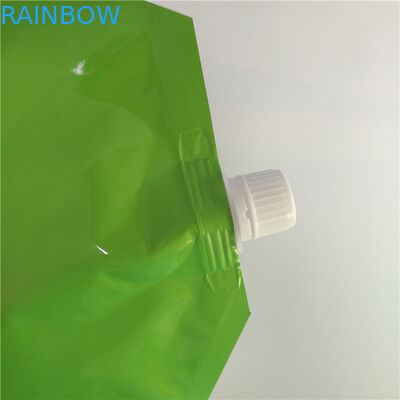 লো টেম্প স্পাউট পাউচ প্যাকেজিং পুনরায় ব্যবহারযোগ্য ফোল্ডেবল প্লাস্টিক তরল স্টোরেজ ব্যাগ 3 এল 5 এল