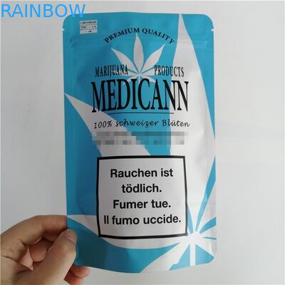 মাইলার অ্যালুমিনিয়াম ফয়েল জিপ লক স্ট্যান্ড আপ ব্যাগগুলি কাস্টম প্রিন্টেড বায়োডেগ্রেডেবল টেকসই