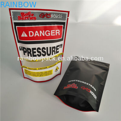 গন্ধ প্রুফ ভেষজ ধূপ প্যাকেজিং চাইল্ডপ্রুফ জিপলোক স্টোনি প্যাচ ব্যাগ 3.5 জি