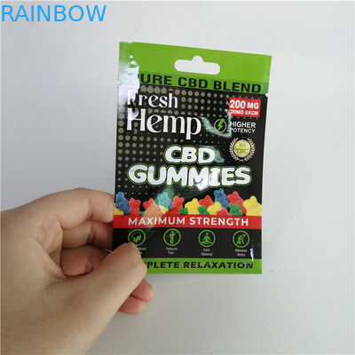 প্লাস্টিক জিপলক টি ব্যাগ প্যাকেজিং ব্যাগ খাদ্য / শুকনো ফলের জন্য পুনরায় বায়োডেগ্রেডেবল