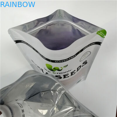 দুর্গন্ধযুক্ত প্রুফ স্ন্যাক ব্যাগ প্যাকেজিং কুকি ডুফ পাফ সামনের ফগি উইন্ডোজ সহ