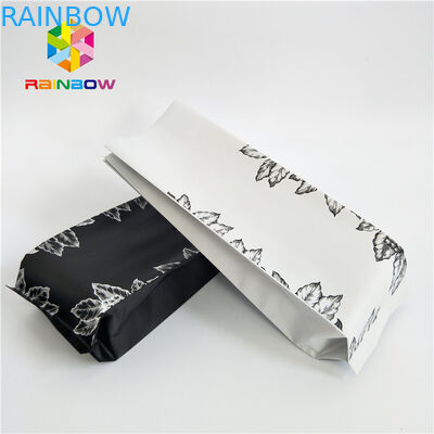 হিট সিল ফুড প্লাস্টিকের পাউস প্যাকেজিং রিসেসেবল কফি ব্যাগগুলি কাস্টমাইজড আকার