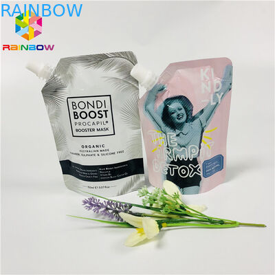 ডোপ্যাক ফুড গ্রেড স্ট্যান্ড আপ পাউস পুনরায় ব্যবহারযোগ্য ক্লিনসিং জেল ফেসিয়াল লিকুইড মাস্ক প্যাকিং