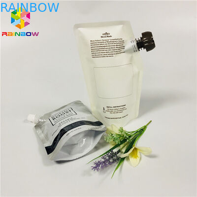 ডোপ্যাক ফুড গ্রেড স্ট্যান্ড আপ পাউস পুনরায় ব্যবহারযোগ্য ক্লিনসিং জেল ফেসিয়াল লিকুইড মাস্ক প্যাকিং