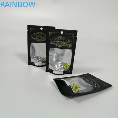 আগাছা ব্যাগগুলি তামাক লিফ পাউডারগুলির জন্য পাউচ জঙ্গল বয়েস এক পাউন্ড স্পষ্ট ফ্রন্ট