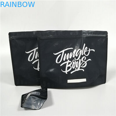 3.5 জি 28 জি স্ট্যান্ড আপ জিপার পাউচ ব্যাগগুলি আগাছা / তামাকের পাতার জন্য কাস্টমাইজড