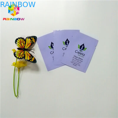 দুর্গন্ধযুক্ত প্রুফ কসমেটিক প্যাকেজিং ব্যাগ রিসেইলেবল জিপলক 1 ওএস মাইলার ফয়েল জিপার পাউচ