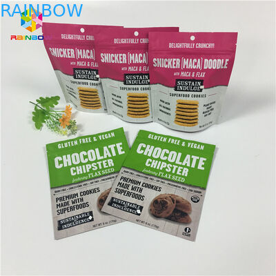 12oz 1 পাউন্ড স্ট্যান্ড আপ জিপলক ব্যাগ, স্পাইস পাউডার জিপলক পাউচ ম্যাট প্রিন্টিং