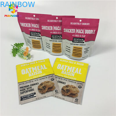 গ্র্যাভুরে প্রিন্টিং স্ট্যান্ড আপ জিপলক প্যাকিং ব্যাগ ভ্যানিলা কফি / মিল্ক প্রোটিন পাউডার