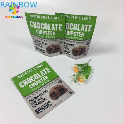 গ্র্যাভুরে প্রিন্টিং স্ট্যান্ড আপ জিপলক প্যাকিং ব্যাগ ভ্যানিলা কফি / মিল্ক প্রোটিন পাউডার