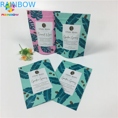 সি লবণ / বডি স্ক্রাবের জন্য হাই বাধা অ্যালুমিনিয়াম ফয়েল কাস্টম প্রিন্টেড স্নাক ব্যাগ