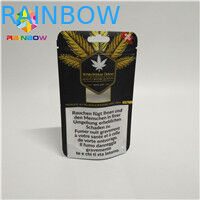 3.5 জি রিসেসেবল গন্ধযুক্ত প্রুফ মেলারের ব্যাগগুলি সিবিডি ওয়েড হ্যাম্প অয়েল প্যাকেজিংয়ের জন্য স্ট্যান্ড আপ পাউচগুলি