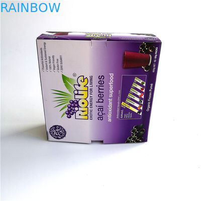 রিসাইকেল ভাঁজযোগ্য কাগজ বাক্স প্যাকেজিং, বেরি জন্য কাস্টমাইজড আকার প্রদর্শন কাগজ বাক্স